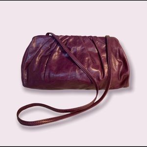 HOBO Purple “Angela” Leather Shoulder bag / Clutch